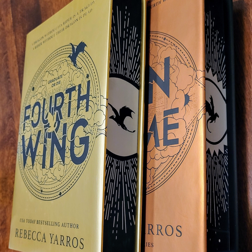 Fairyloot Fourth Wing And Iron Flame By Rebecca Yarros